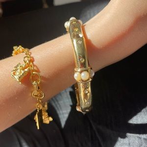 Vintage GIVENCHY BRACELET with pearls/crystals